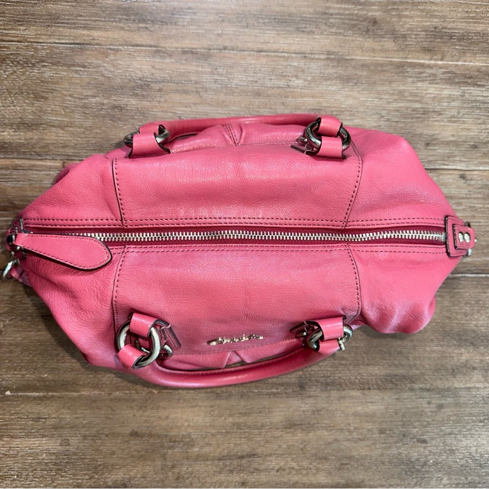 Coach Y2K Baguette Shoulder Bag Purse Pink Leather 90s - Picture 10 of 16